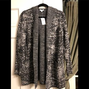 J Jill mid length cardigan with hood